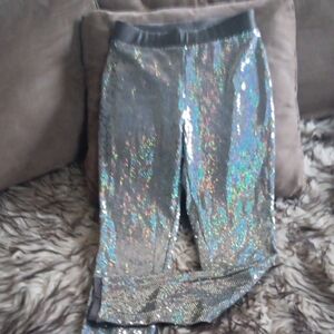WOW Couture Metallic Sequin Pants